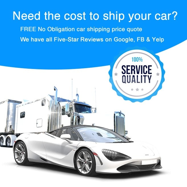 Image of car shipping quote offer 